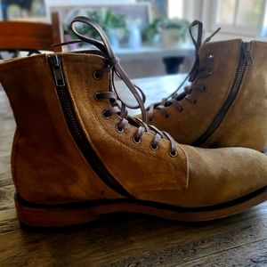 Frye Mens Bowery lace up boots